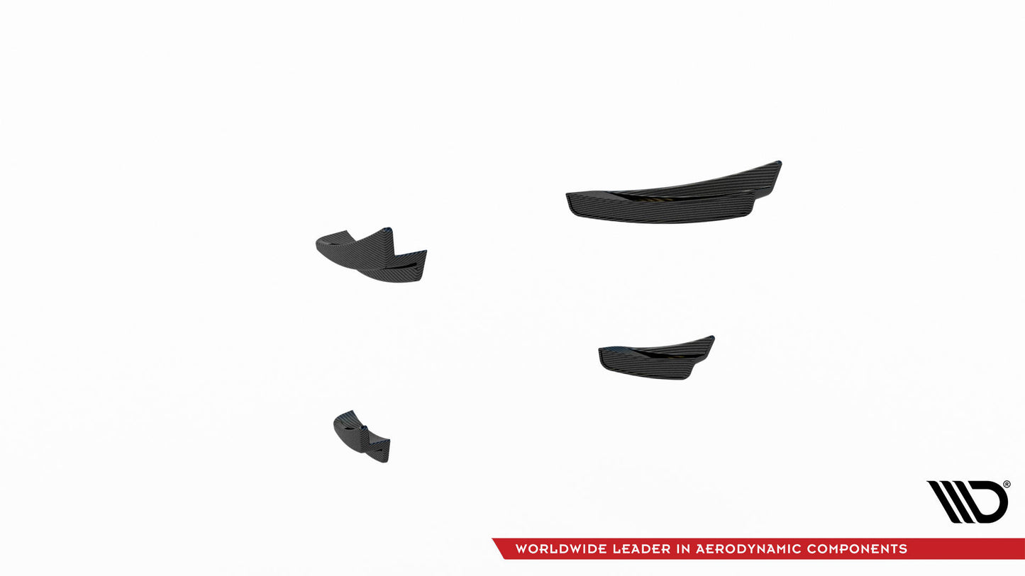 Carbon Fiber Front Bumper Wings (Canards) Prepreg BMW 1 M-Pack / M135i / 128ti F40