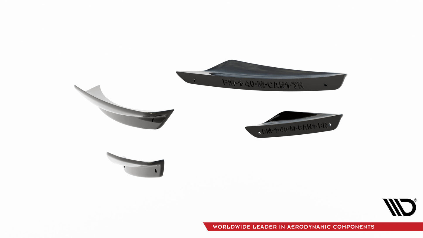 Front Bumper Wings (Canards) BMW 1 M-Pack / M135i / 128ti F40