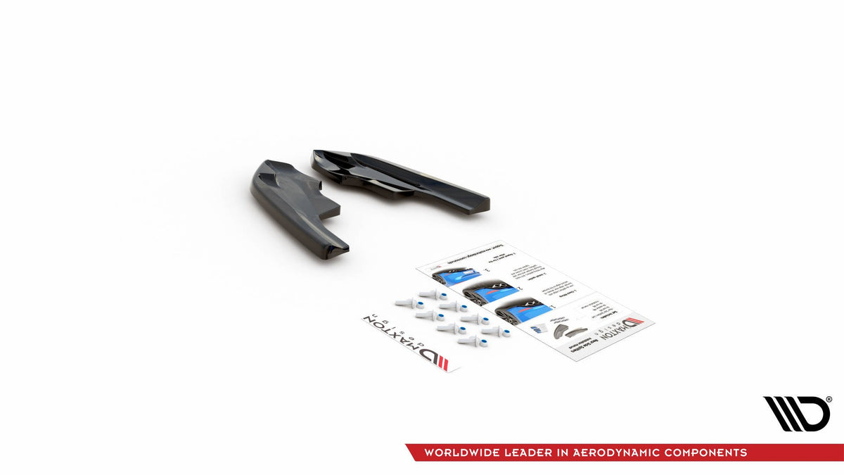 Rear Side Splitters V.4 for Volkswagen Golf R Hatchback Mk8