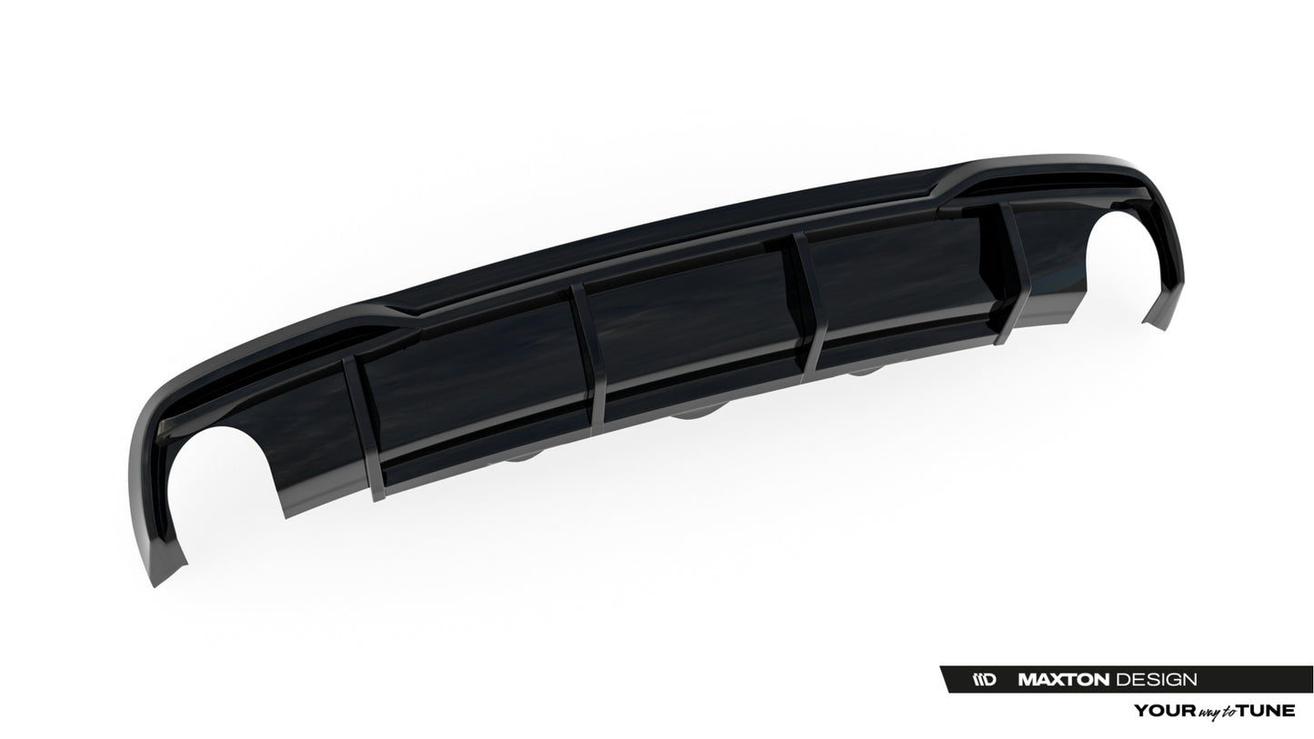Rear Valance Audi A5 Coupe 8T Facelift (Version with single exhausts on both sides)