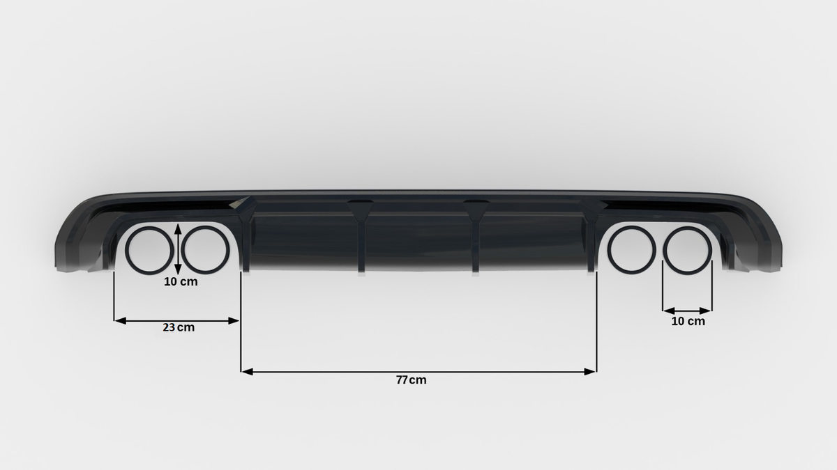 Rear Valance Audi S3 Sportback 8V