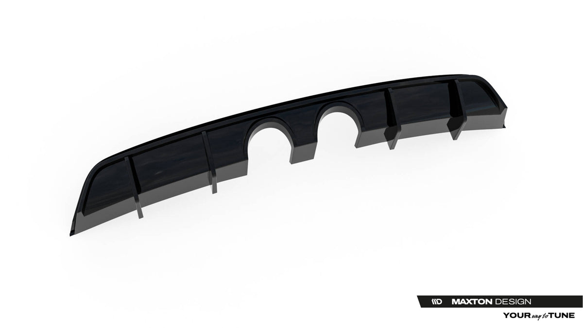 Rear Valance V.2 Volkswagen Scirocco Mk3 (R32 Exhaust)