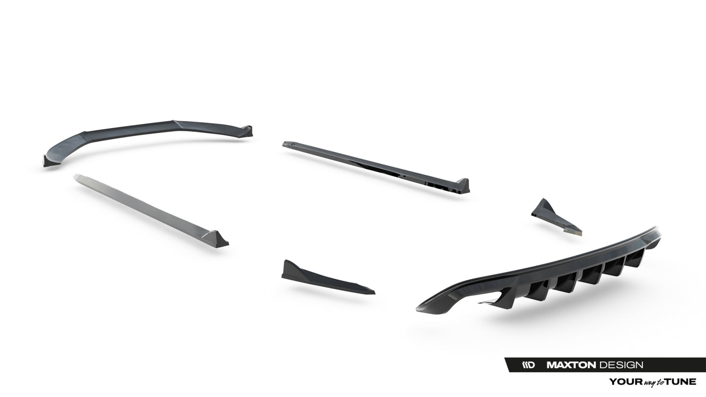 Set of Splitters Audi S4 Sedan B8