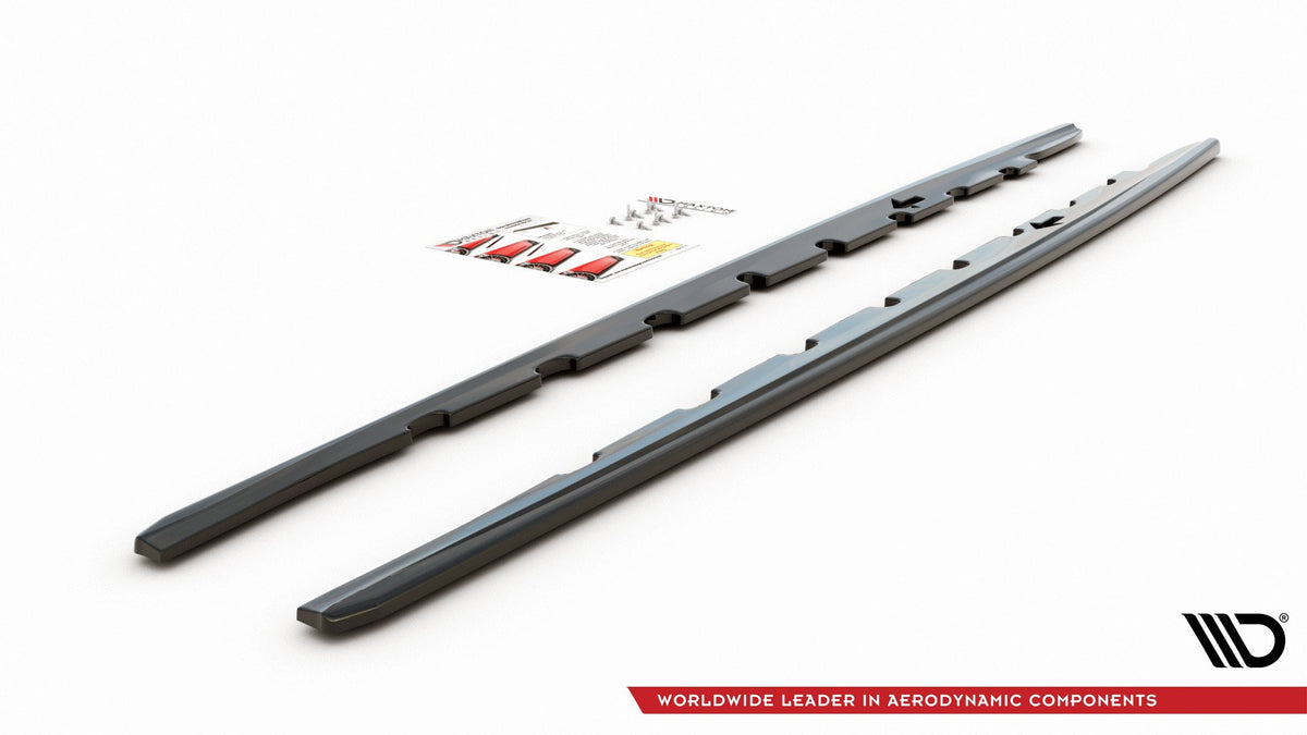 Side Skirts Diffusers V.1 for BMW 1 M-Pack / M135i / 128ti
