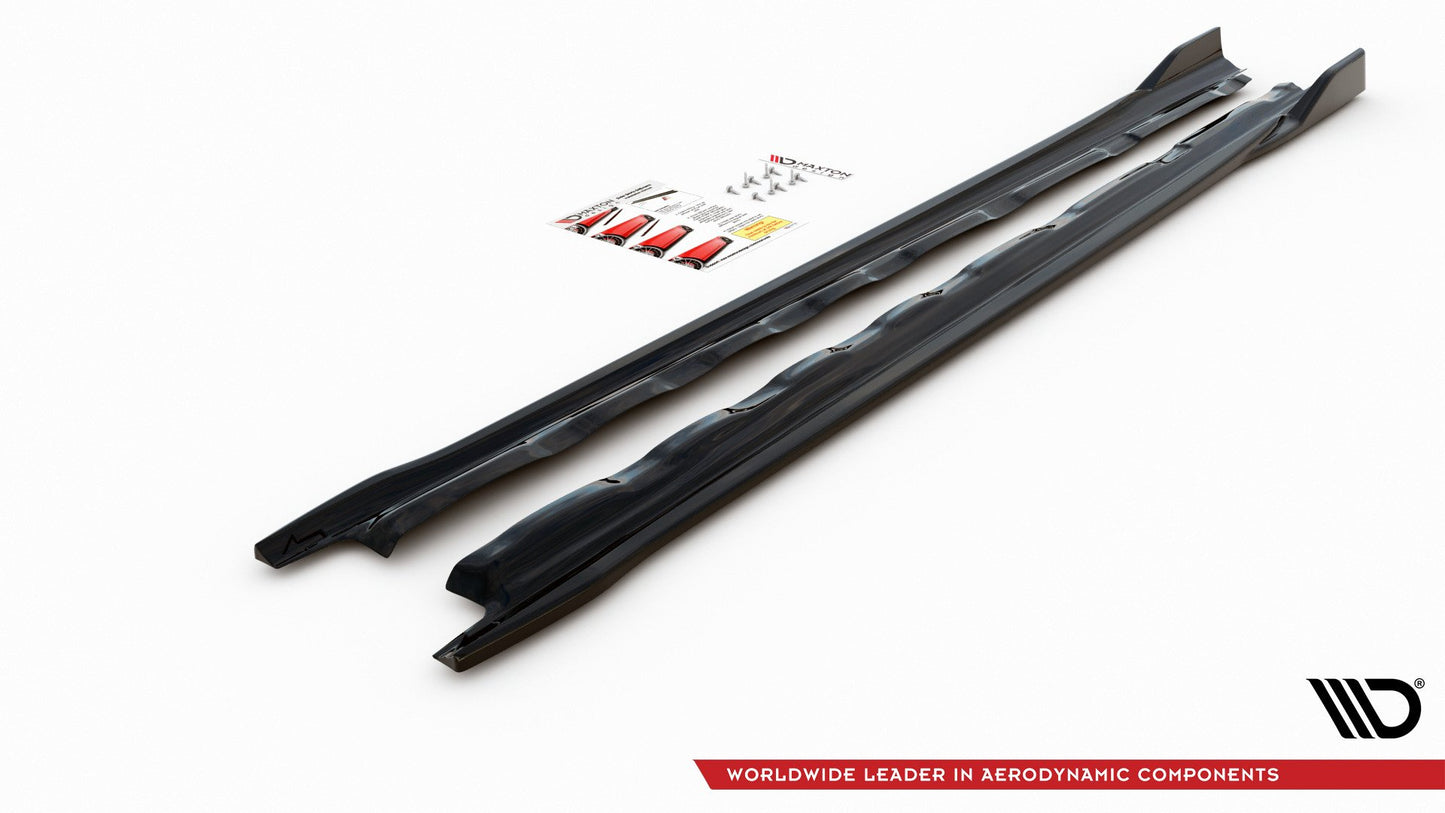 Side Skirts Diffusers V.2 Volkswagen Golf Hatchback Mk8