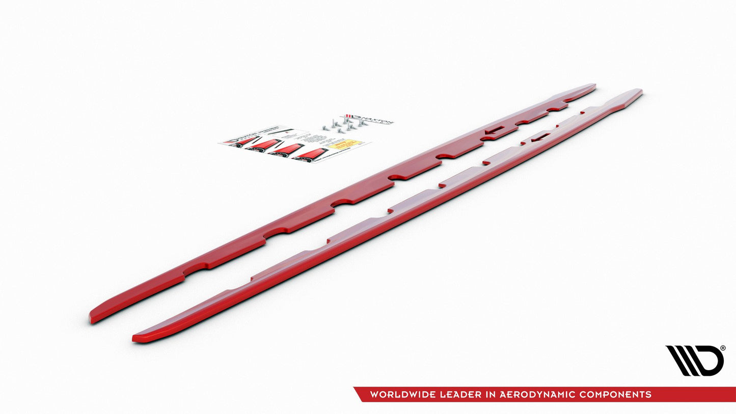 Side Skirts Diffusers V.2 for BMW 1 M-Pack / M135i / 128ti