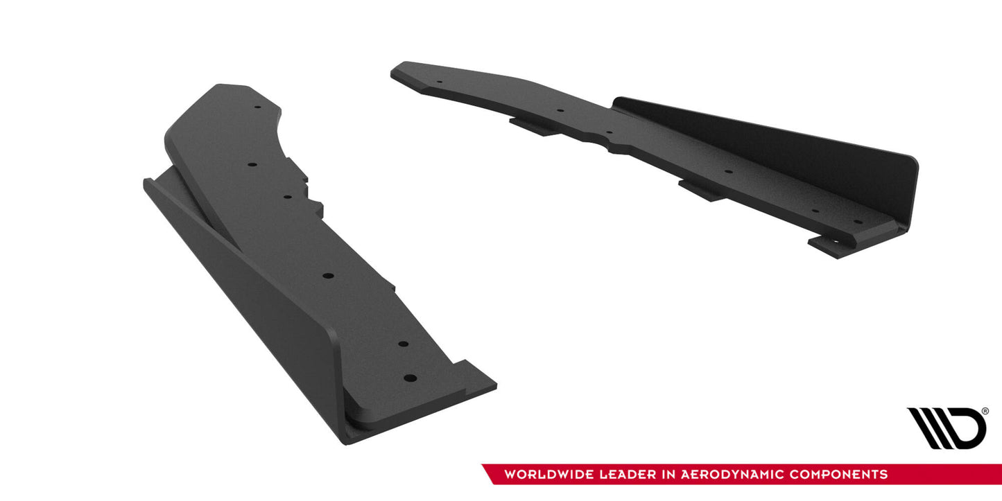 Street Pro Rear Side Splitters + Flaps BMW M440i G22 / G23 / G22 Facelift / G23 Facelift
