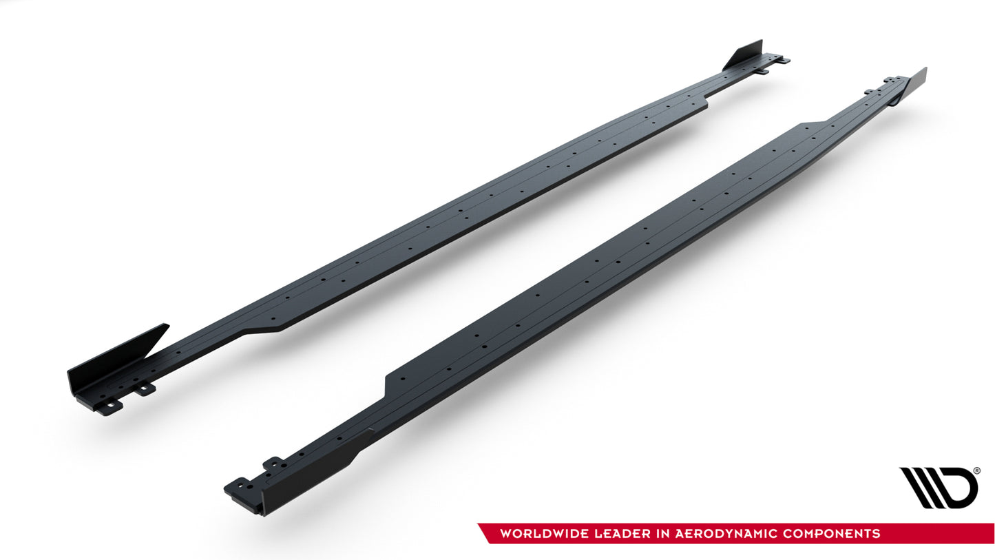 Street Pro Side Skirts Diffusers + Flaps Audi RS3 Sedan 8Y Facelift
