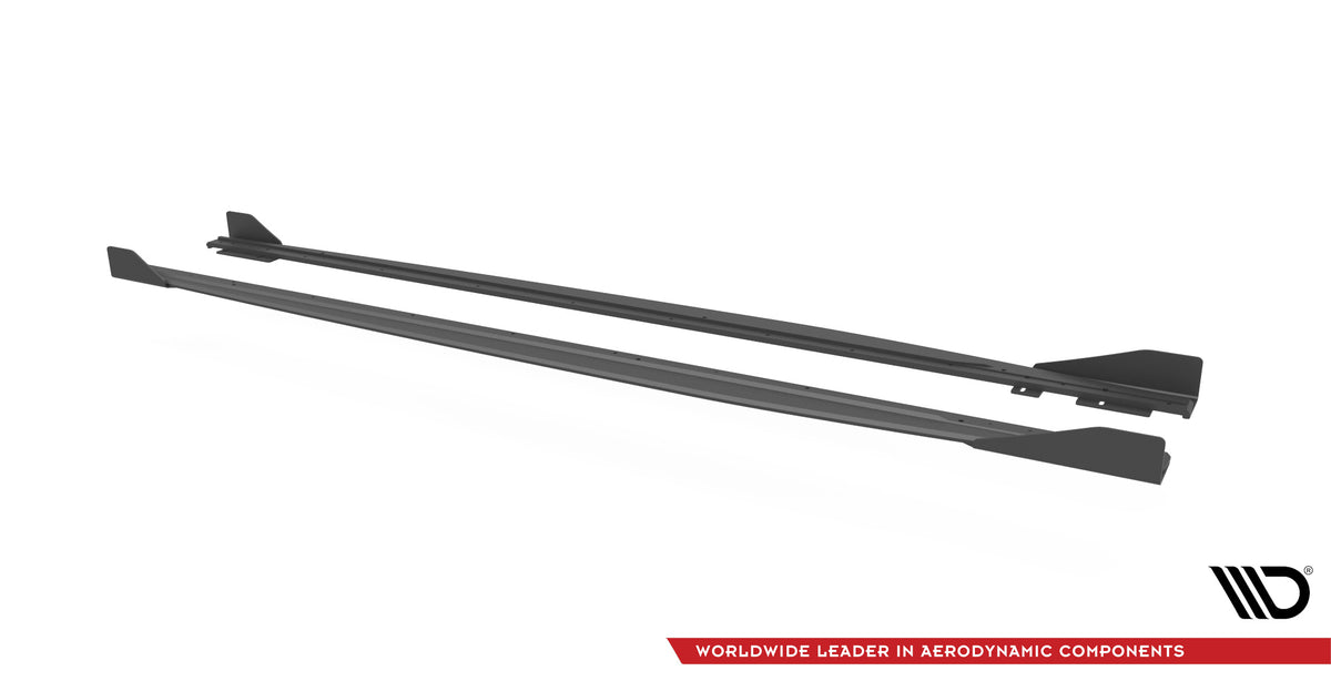 Street Pro Side Skirts Diffusers + Flaps Audi RS3 Sportback 8Y