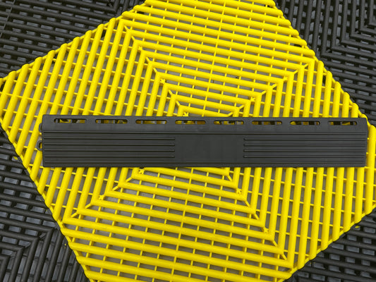 Modular floor edge - female side