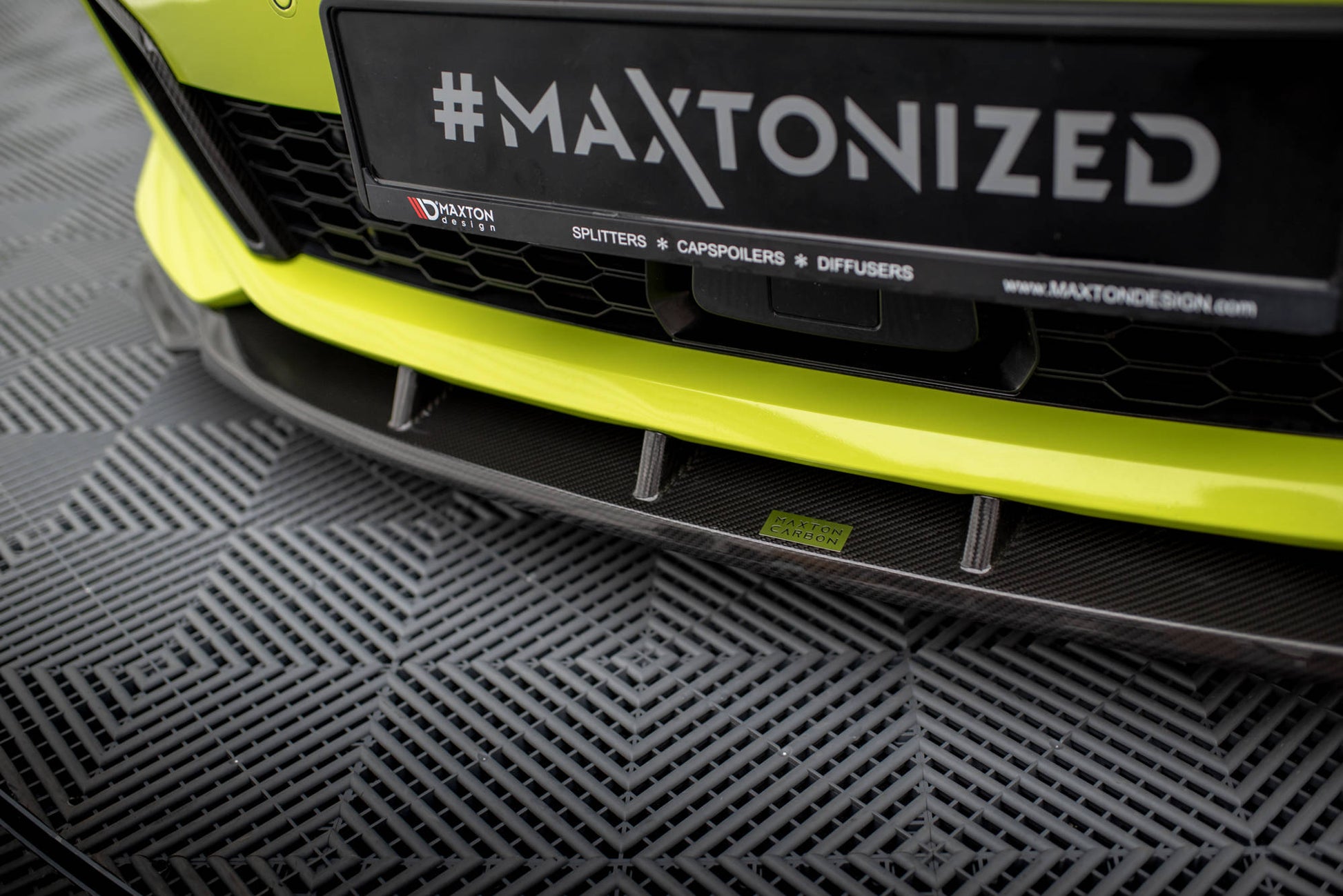 Carbon Fiber Front Splitter Prepreg BMW 1 M-Pack / M135i / 128ti F40