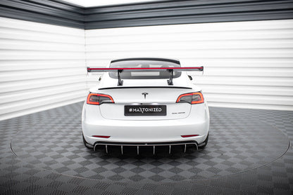 Carbon Spoiler + LED Tesla Model 3