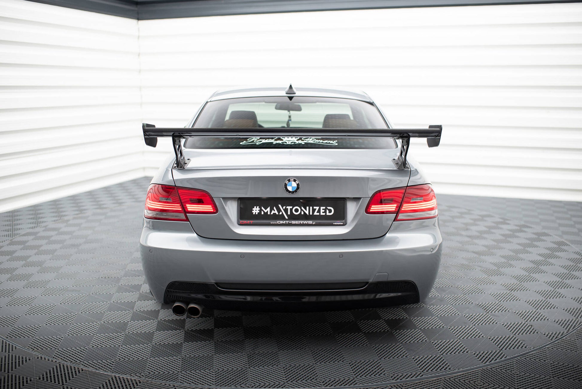 Carbon Spoiler With External Brackets Uprights BMW 3 M3 Coupe E92