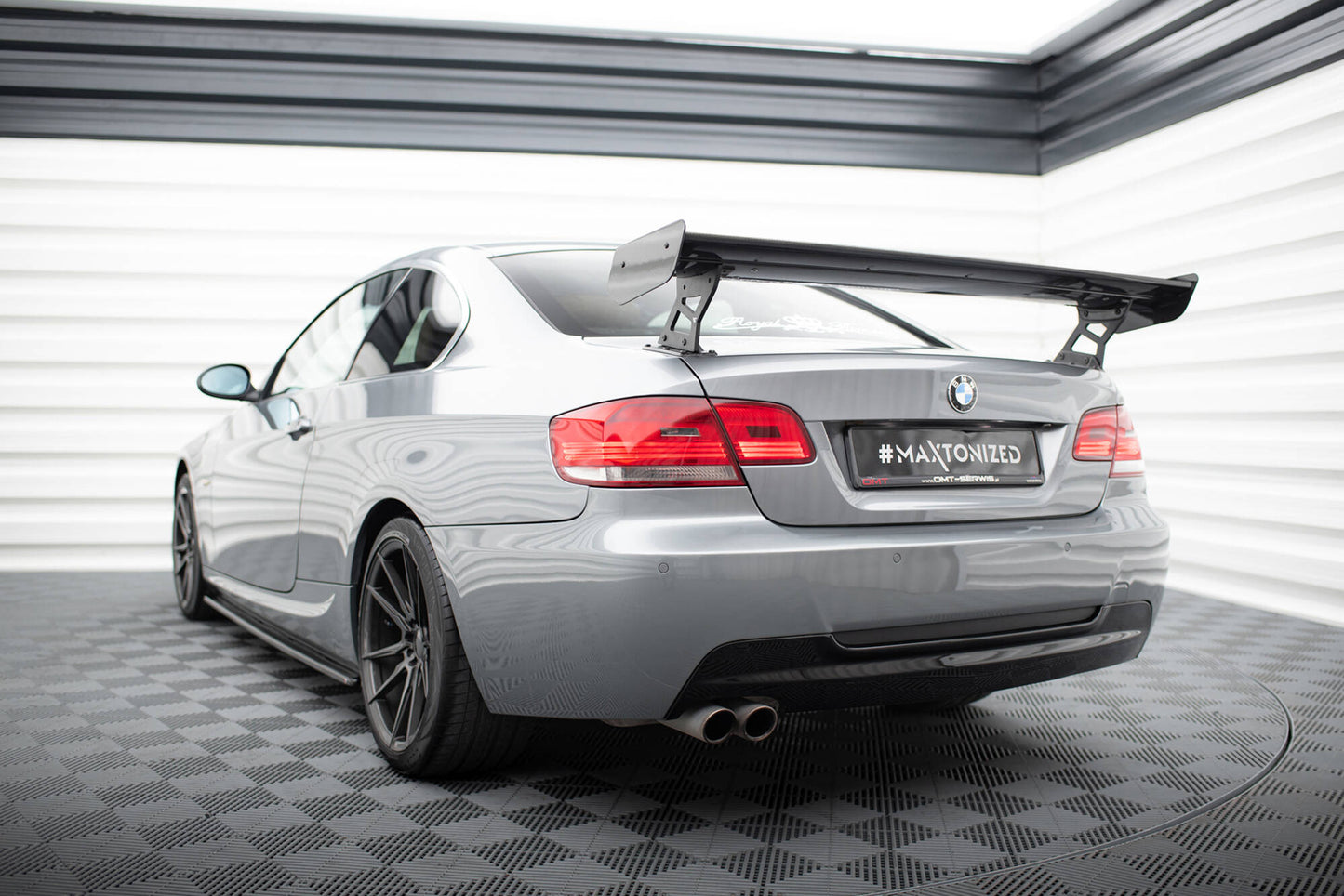 Carbon Spoiler With External Brackets Uprights BMW 3 M3 Coupe E92