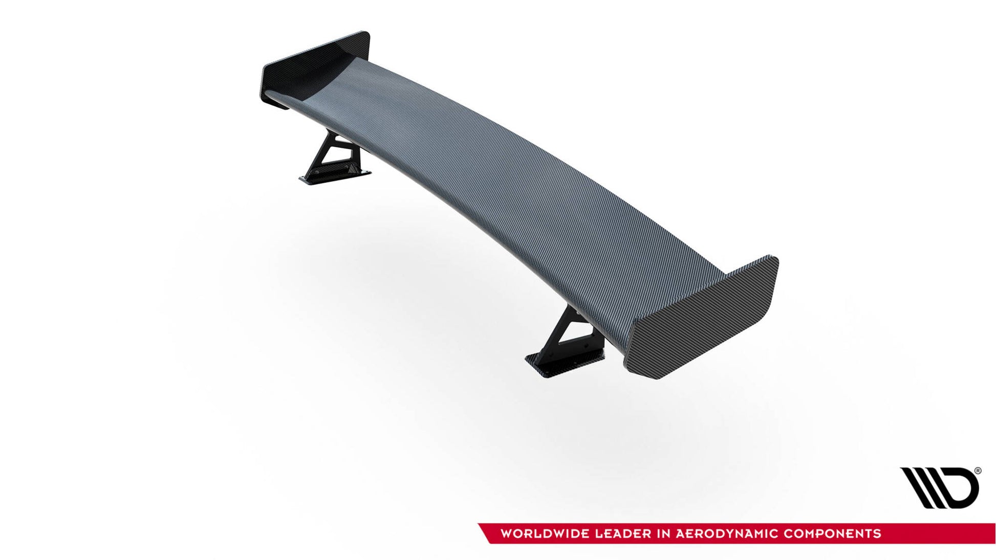Carbon Spoiler With External Brackets Uprights + LED BMW 3 / M3 Coupe E92