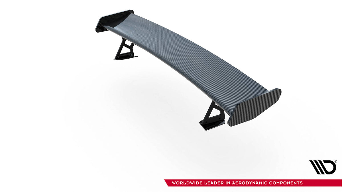 Carbon Spoiler With External Brackets Uprights + LED BMW 4 F32