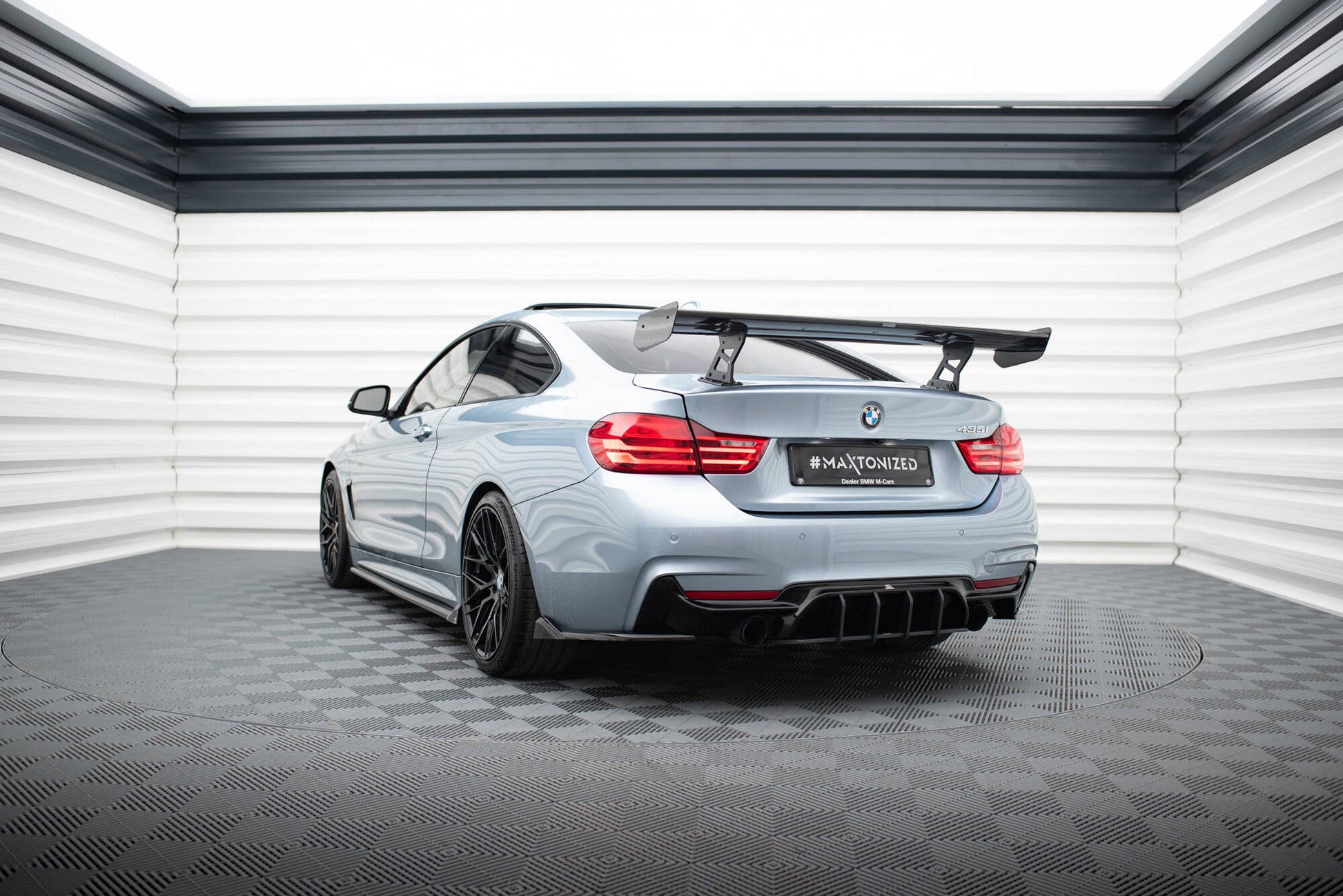 Carbon Spoiler With Internal Brackets Uprights BMW 4 F32 / 4 F32 M-Pack Coupe