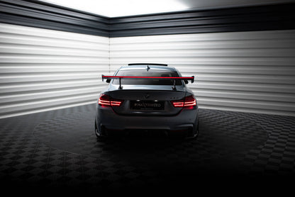 Carbon Spoiler With Internal Brackets Uprights + LED BMW 4 F32