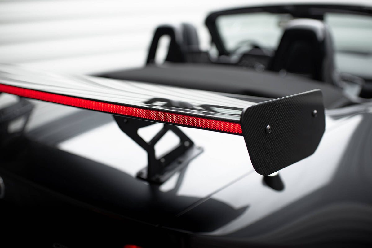 Carbon Spoiler With Internal Brackets Uprights + LED Mazda MX-5 ND Mk4
