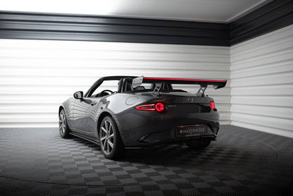 Carbon Spoiler With Internal Brackets Uprights + LED Mazda MX-5 ND Mk4