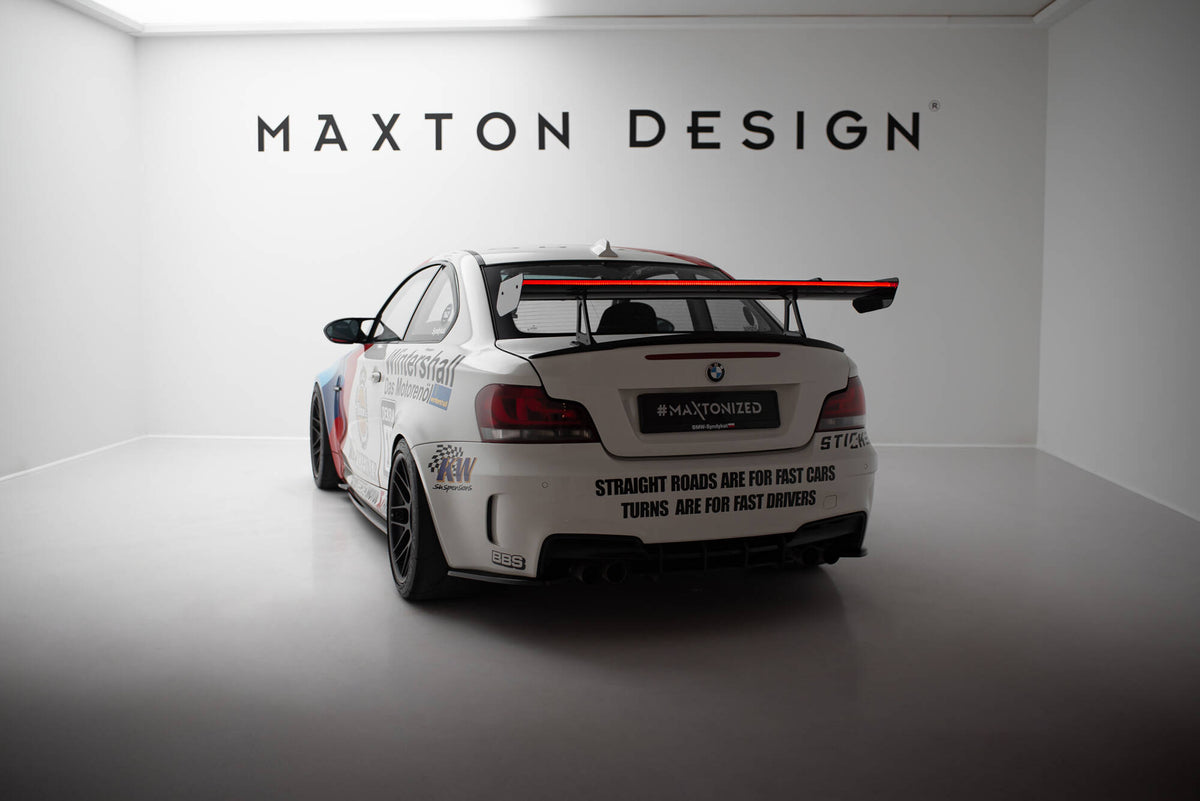Carbon Spoiler With Upper Swan Mounting + LED BMW 1 M E82