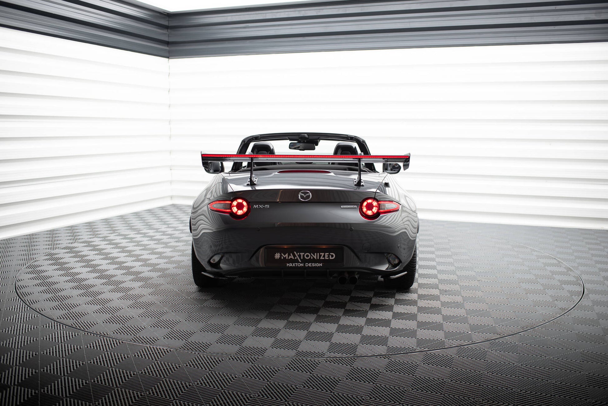 Carbon Spoiler With Upper Swan Mounting + LED Mazda MX-5 ND Mk4