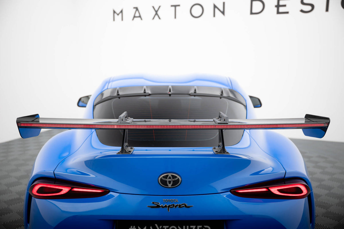 Carbon Spoiler With Upper Swan Mounting + LED Toyota Supra Mk5
