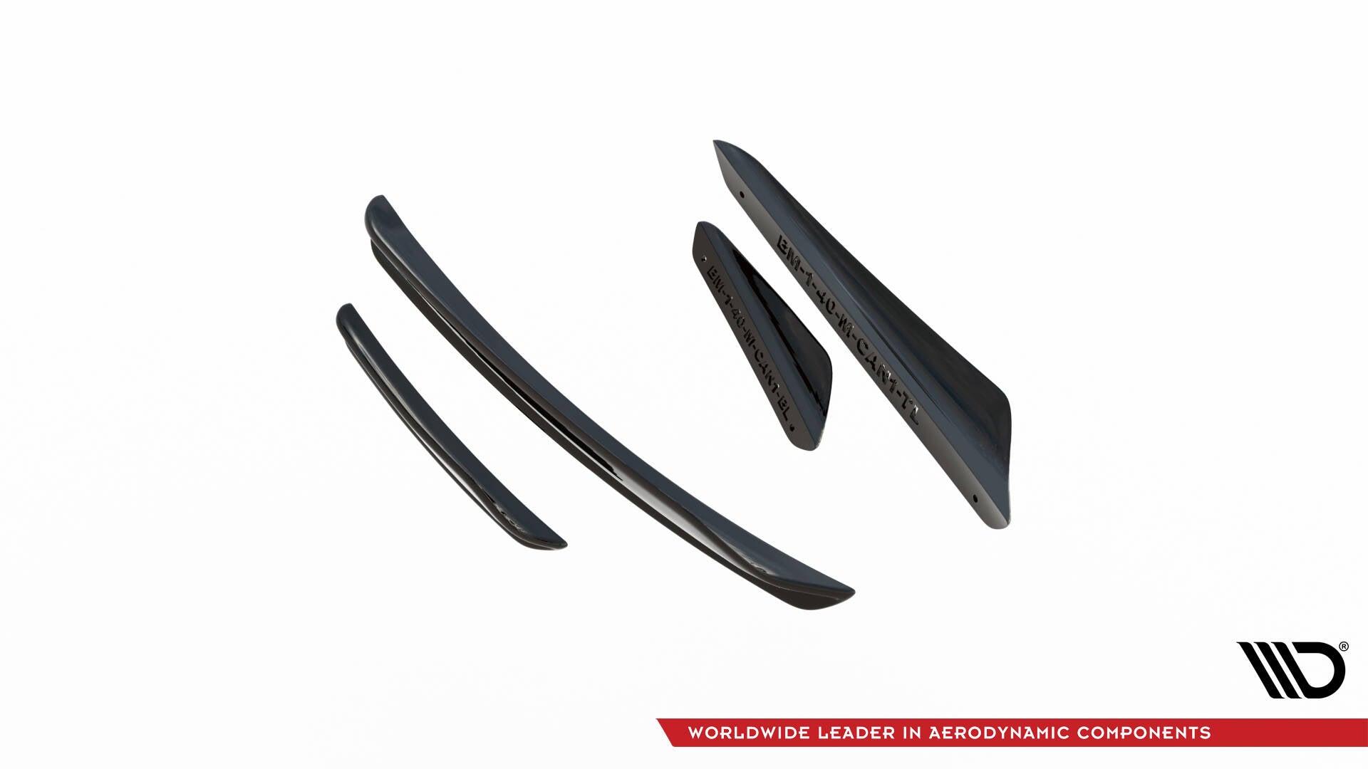 Front Bumper Wings (Canards) BMW 1 M-Pack / M135i / 128ti F40