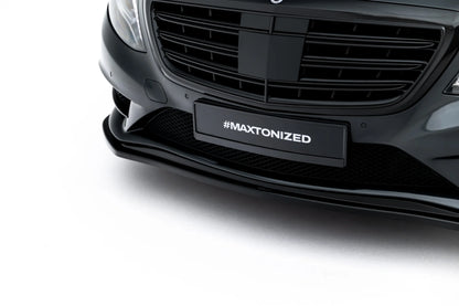 FRONT SPLITTER V.1 MERCEDES-BENZ S-CLASS AMG-LINE W222