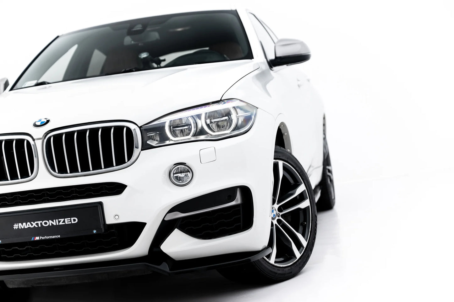 FRONT SPLITTER v.1 for BMW X6 F16 MPACK