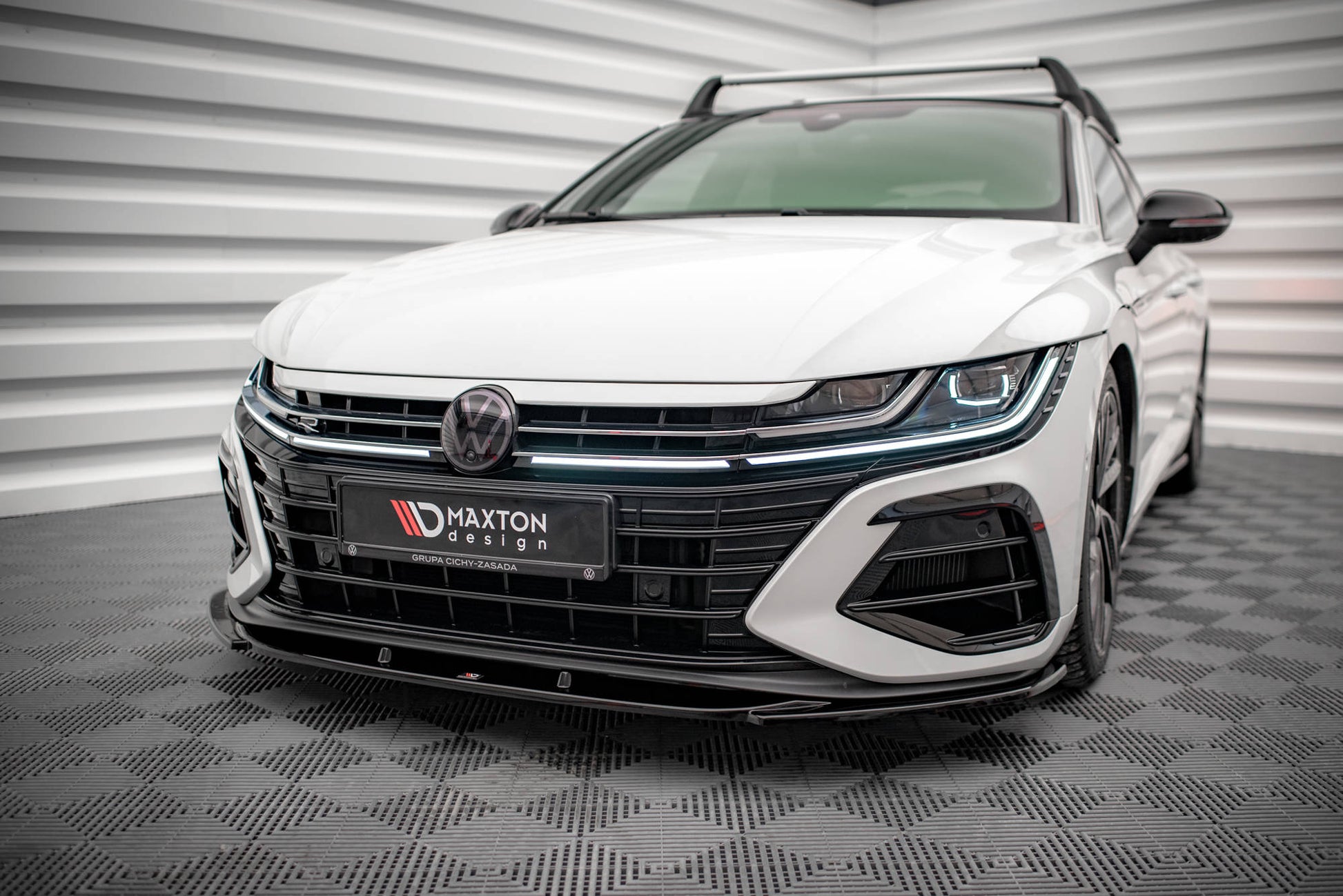 Front Splitter V.1 Volkswagen Arteon R Sedan / Shooting Brake Mk1 Facelift