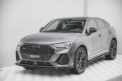 Front Splitter V.2 Audi Q3 Sportback / SUV S-Line F3