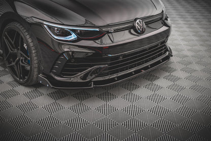 Front Splitter V.2 + Flaps Volkswagen Golf R Hatchback / Variant  Mk8