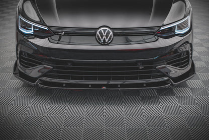 Front Splitter V.2 + Flaps Volkswagen Golf R Hatchback / Variant  Mk8