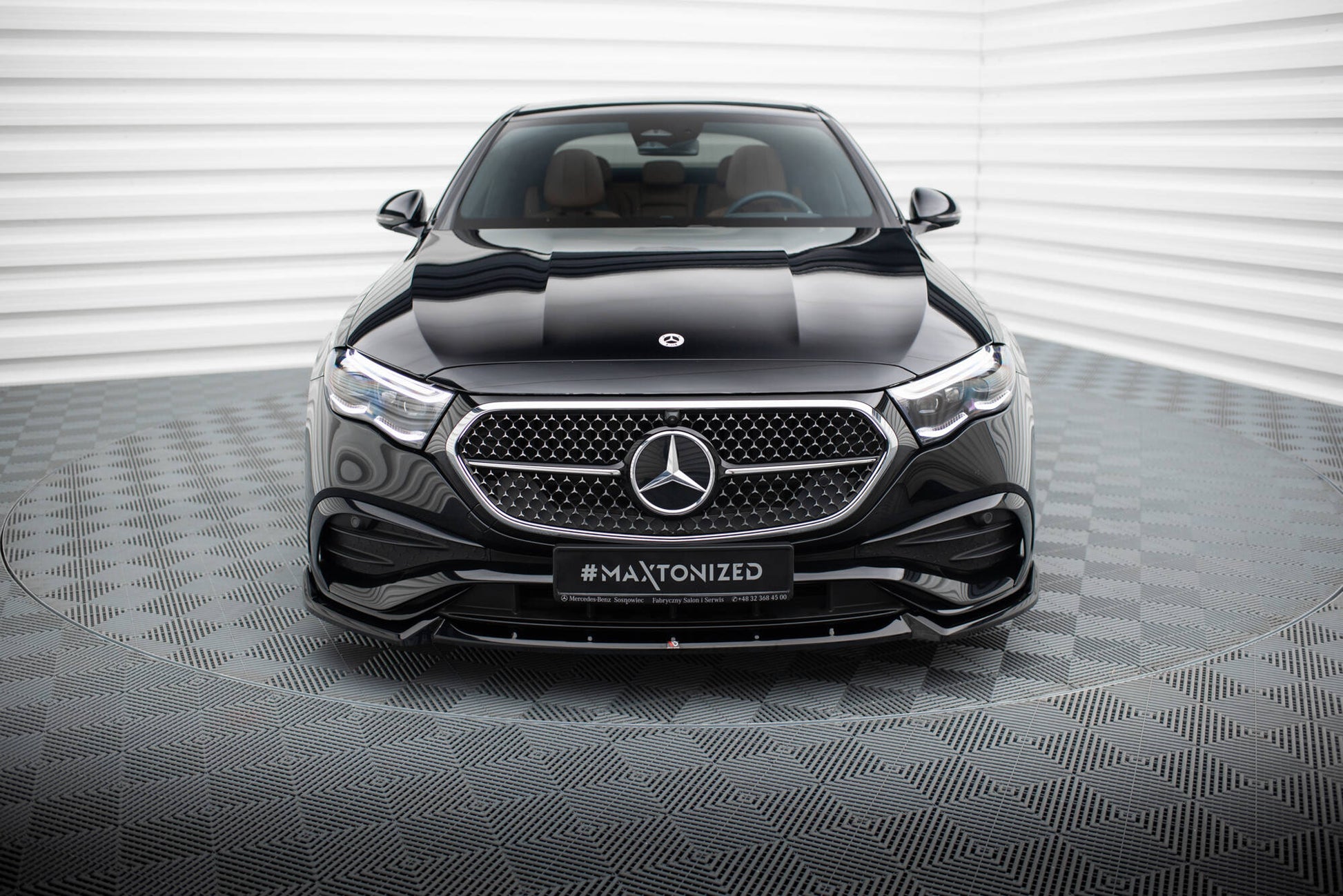 Front Splitter V.2 Mercedes-Benz E AMG-Line Sedan / Estate W214