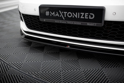 Front Splitter V.2 Volkswagen Golf GTI / GTD Mk7 Facelift