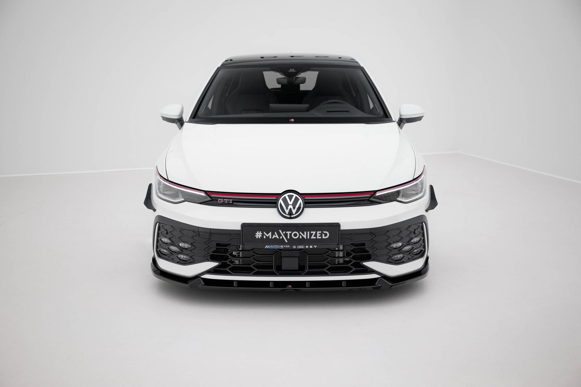 Front Splitter V.2 Volkswagen Golf GTI / GTE / R-Line Mk8 Facelift