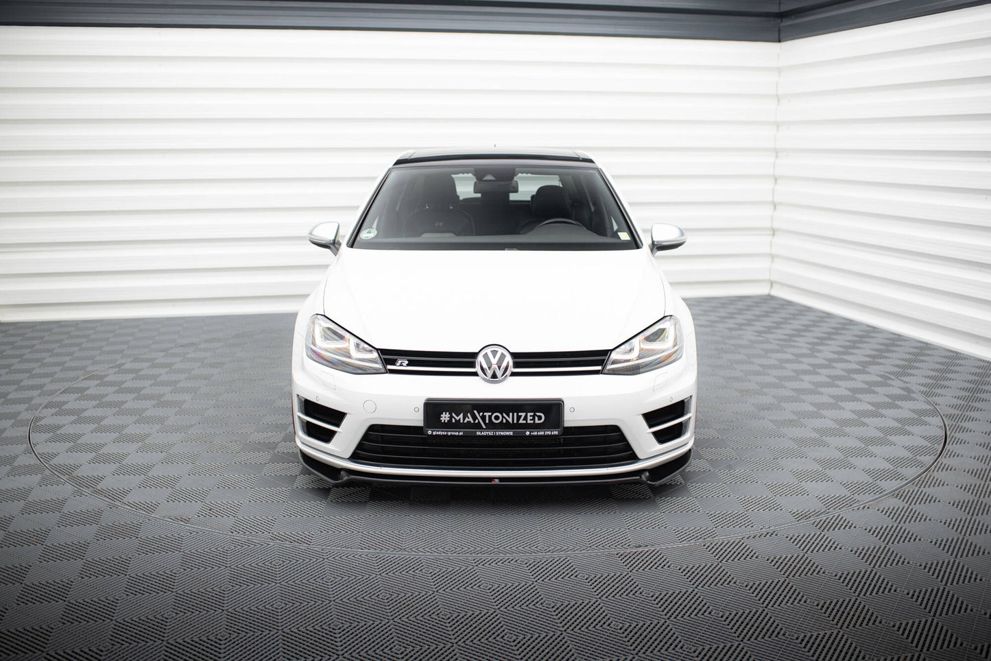 Front Splitter V.2 Volkswagen Golf R / R-Line Mk7