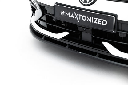 Front Splitter V.2 Volkswagen Golf R Variant Mk8 Facelift