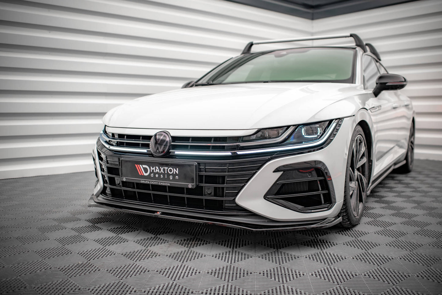 Front Splitter V.3 Volkswagen Arteon R Sedan / Shooting Brake Mk1 Facelift