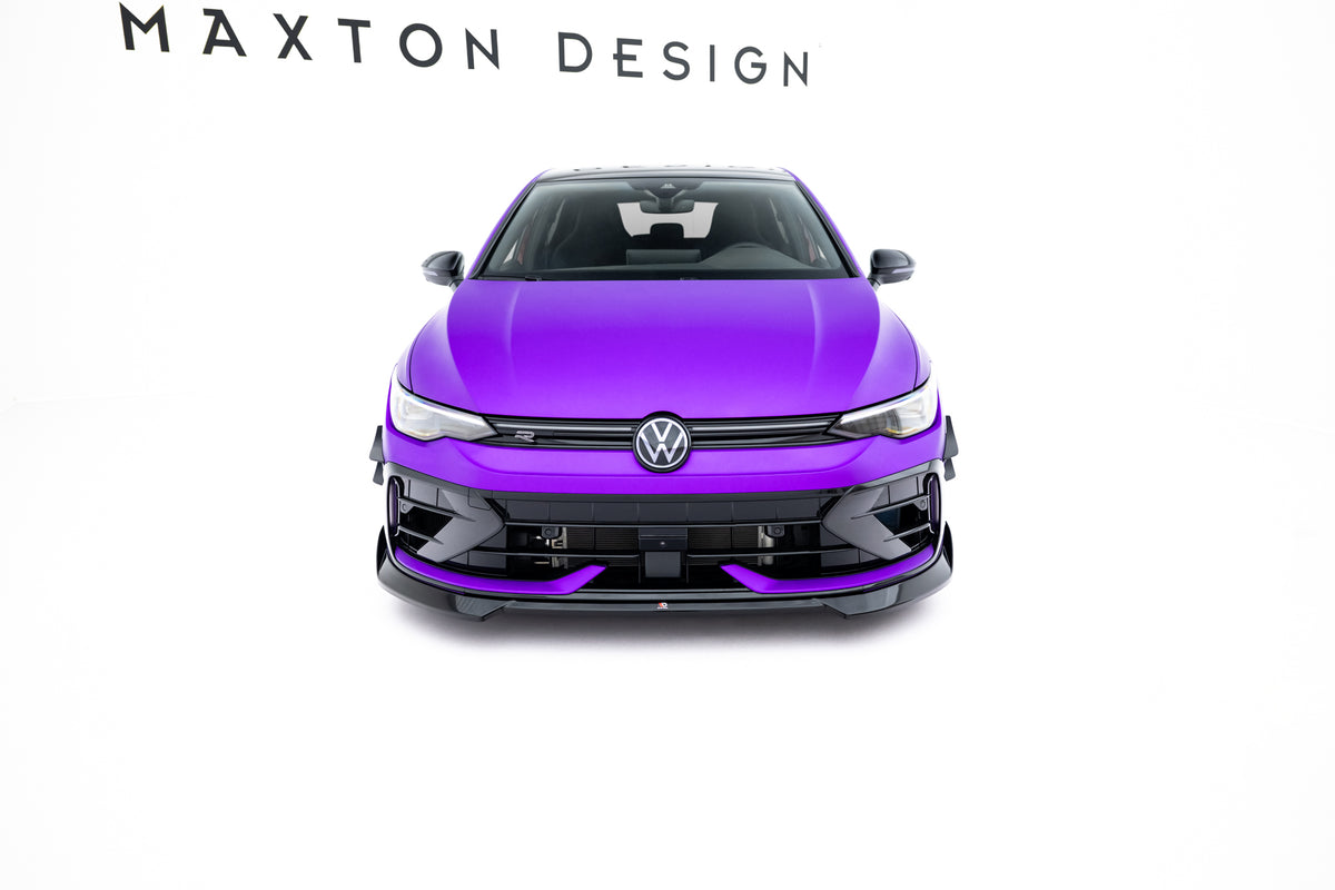 Front Splitter V.4 Volkswagen Golf R Hatchback Mk8 Facelift