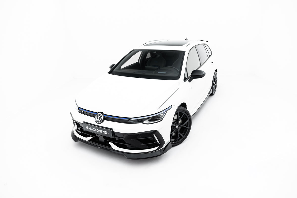 Front Splitter V.4 Volkswagen Golf R Variant Mk8 Facelift