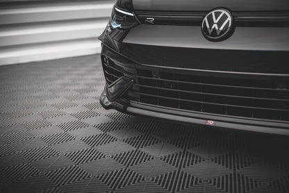 Front Splitter V.6 Volkswagen Golf R Hatchback / Variant  Mk8