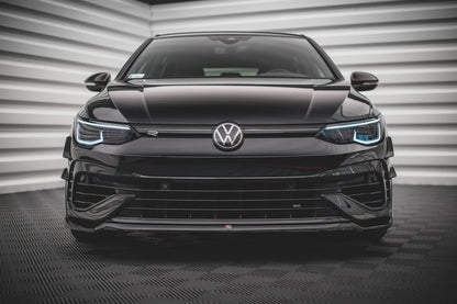 Front Splitter V.6 Volkswagen Golf R Hatchback / Variant  Mk8