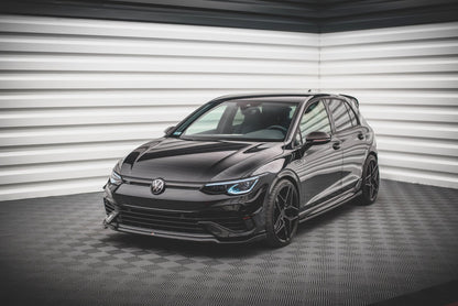 Front Splitter V.6 Volkswagen Golf R Hatchback / Variant  Mk8