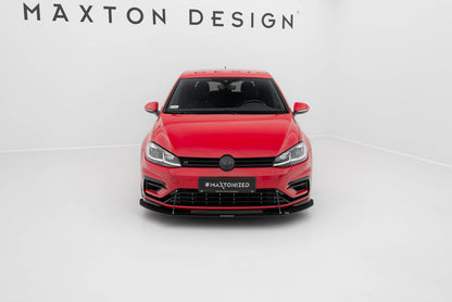 Hybrid Front Racing Splitter VW Golf 7 R / R-Line Facelift