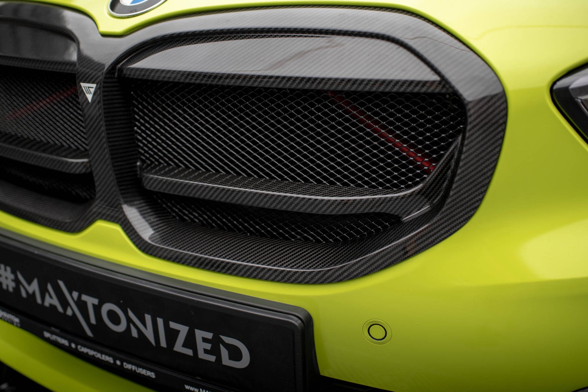 Prepreg Carbon Fiber Front Grill BMW 1 M-Pack/ M135i / 128ti F40