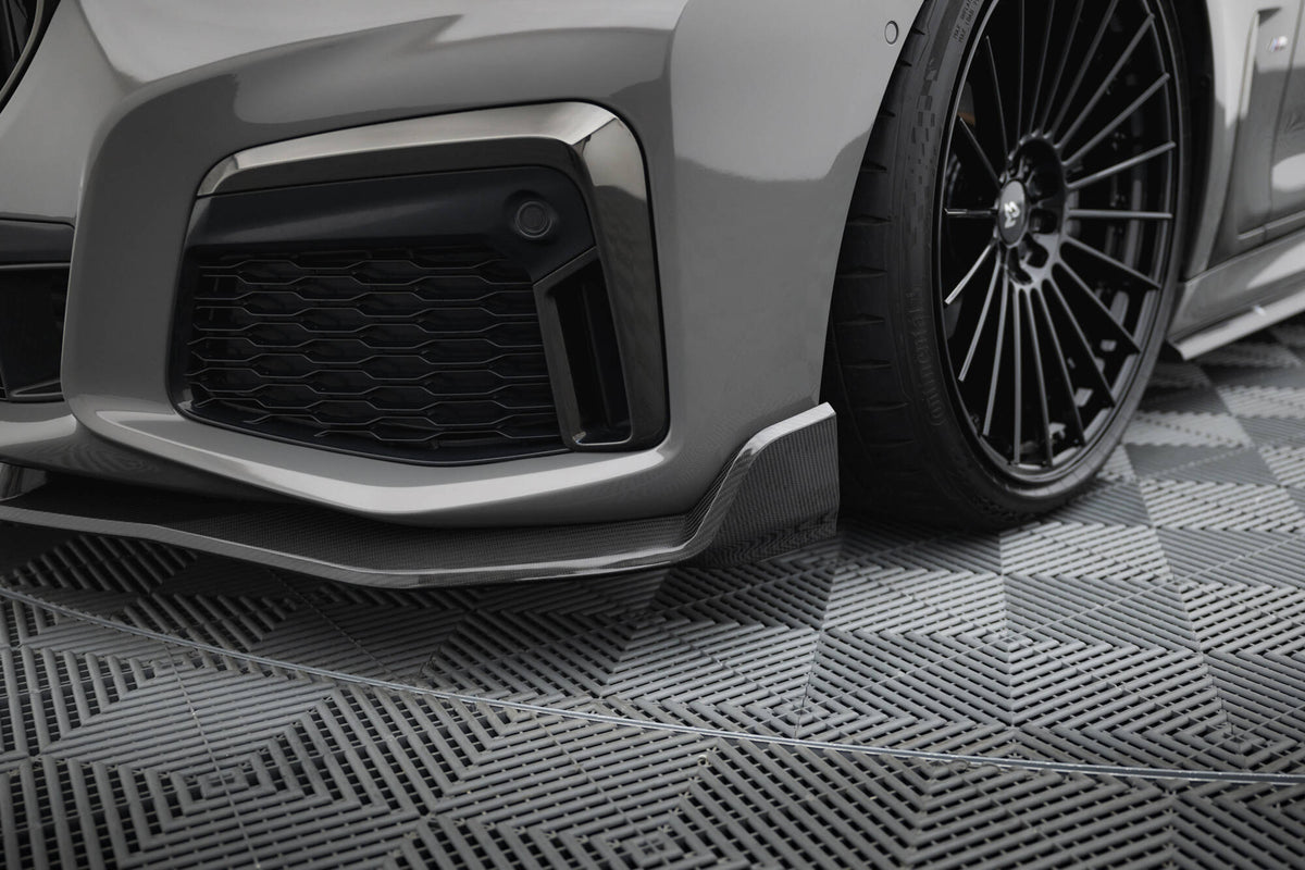 Prepreg Carbon Fiber Front Splitter + ABS Splitter BMW 7 M-Pack G11 Facelift