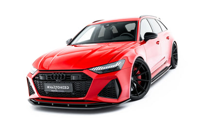 Prepreg Carbon Fiber Front Splitter Audi RS6 C8 / C8 Facelift