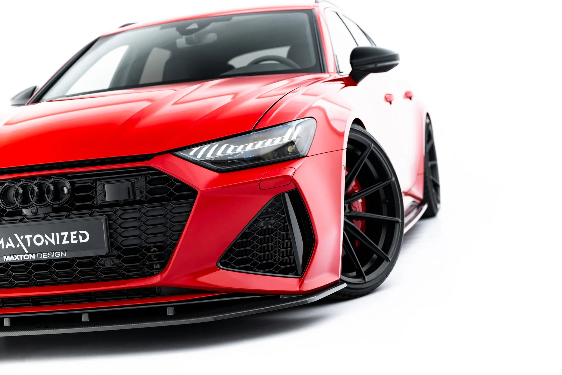 Prepreg Carbon Fiber Front Splitter Audi RS6 C8 / C8 Facelift